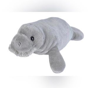 Wild Republic Plush Stuffed Animal Mini- Manatee approx. 13” **NWT**